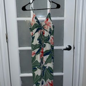 Billabong floral full length dress size small